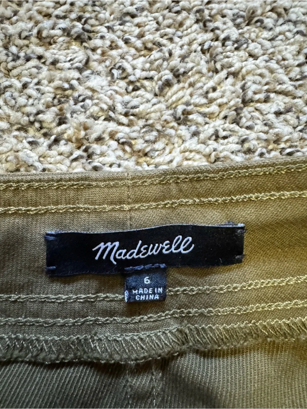 Madewell Metropolis Snap Mini A-Line Skirt